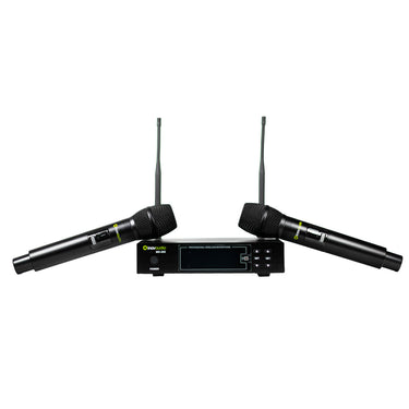 Sistema Microfonos Inalambricos Inovaudio Md-202 UHF Receptor Dos Microfonos De mano